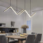 Black Linear LED Pendant