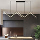 Black Linear LED Pendant