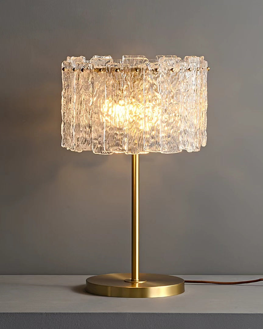 Mia Glass Collection Side Table Lamp