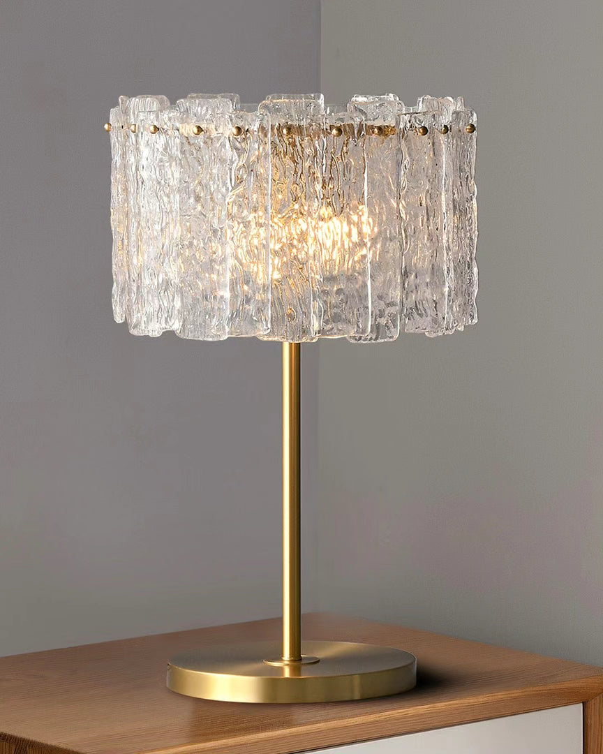 Mia Glass Collection Side Table Lamp