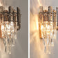 Victoria Smoked Crystal Wall Sconce