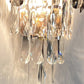 Victoria Smoked Crystal Wall Sconce