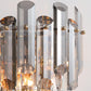 Victoria Smoked Crystal Wall Sconce