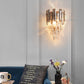 Victoria Smoked Crystal Wall Sconce