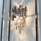 Victoria Smoked Crystal Wall Sconce