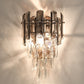 Victoria Smoked Crystal Wall Sconce